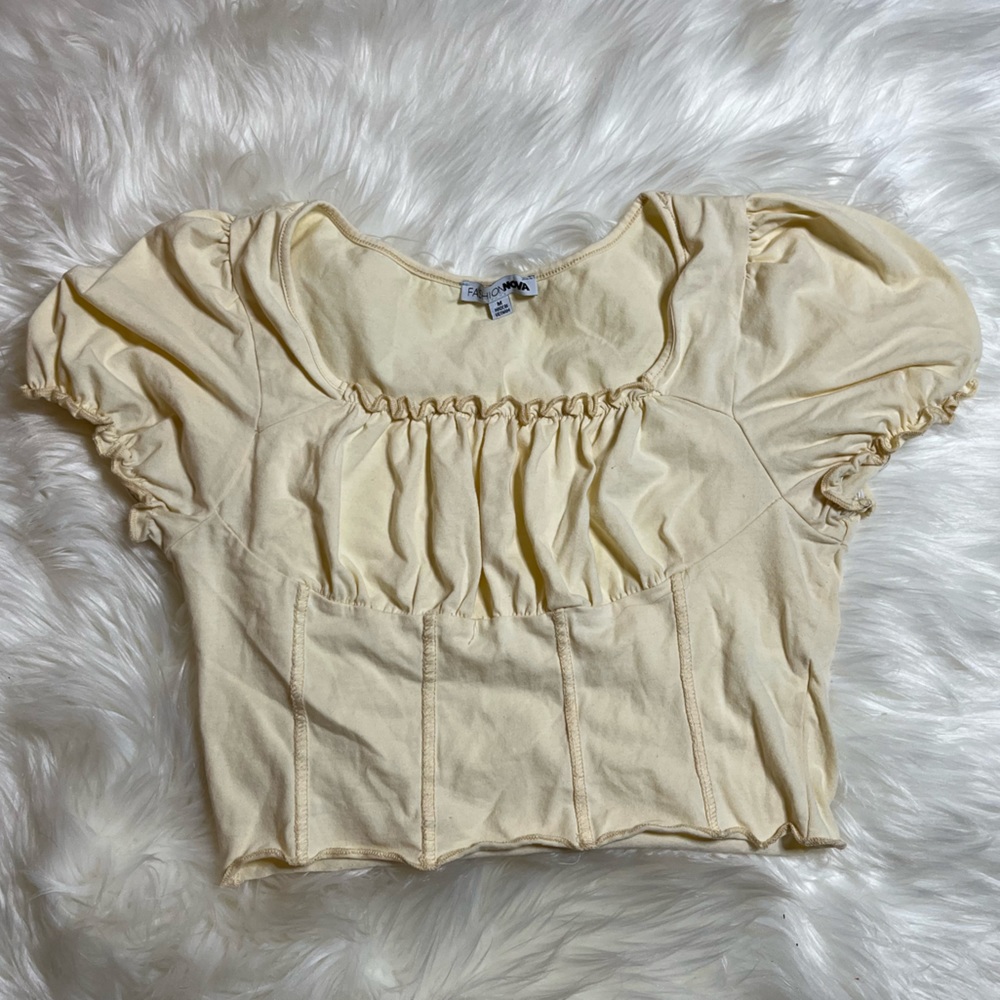 Fashion Nova Babydoll T Shirt Size M